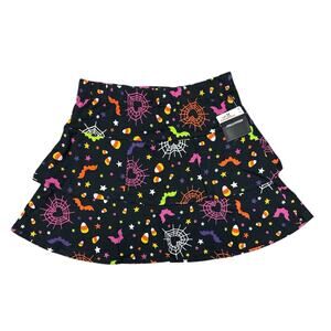 Celebrate Halloween NWT Girls 7-8 Festive Halloween Ruffled Skirt Neon